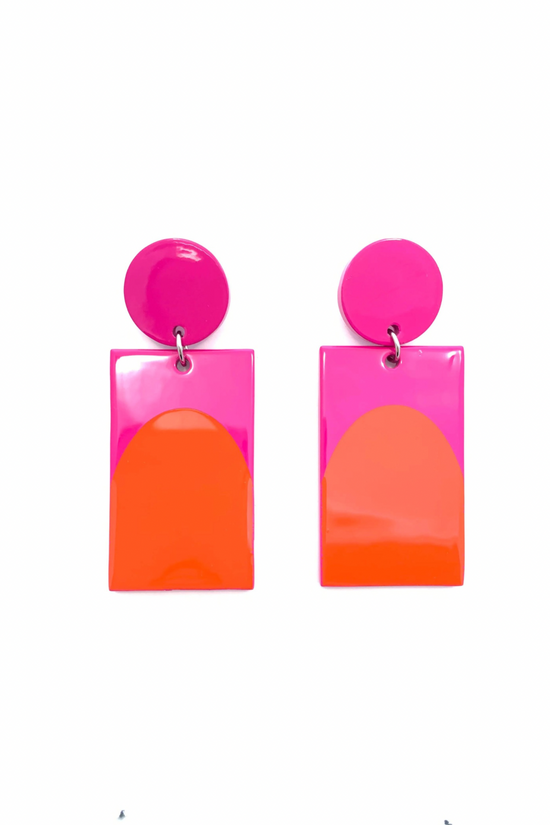 Accessories by Jane Arch Color Block Earrings
