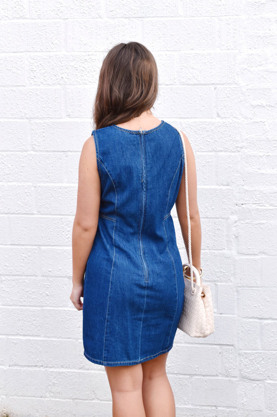 Blue Jean Mini Dress