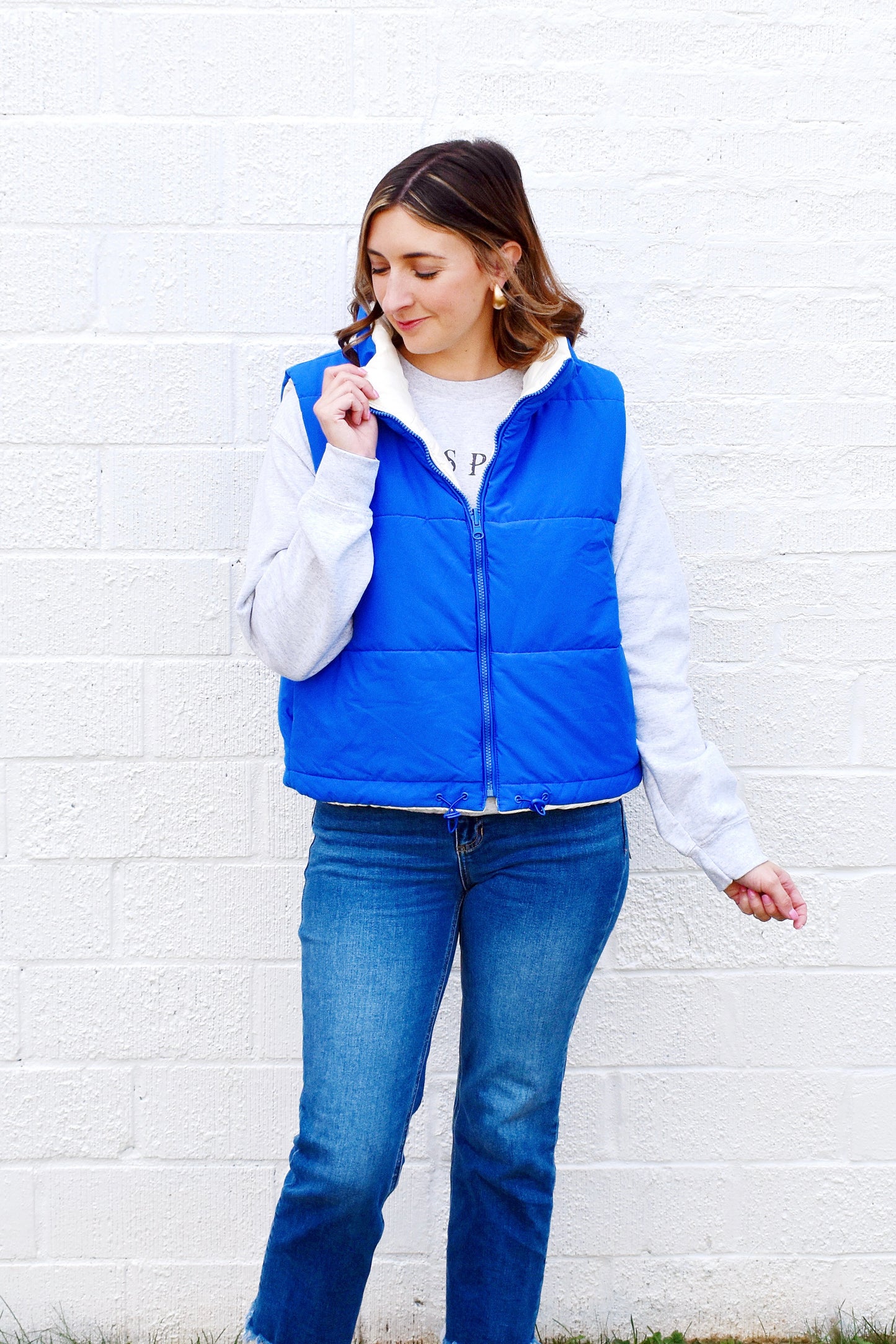 Royal Blue Puffer Vest