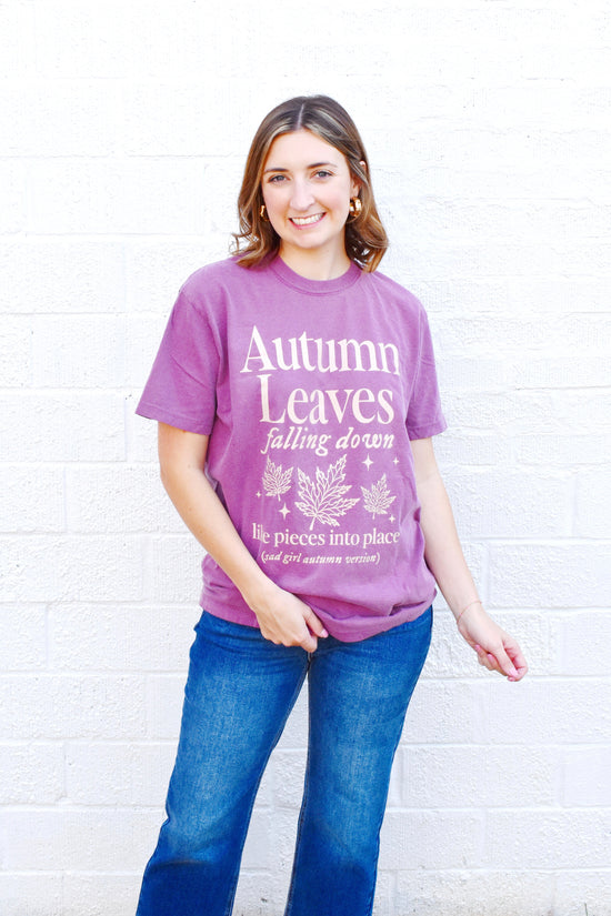 Autumn Leaves Falling Tee