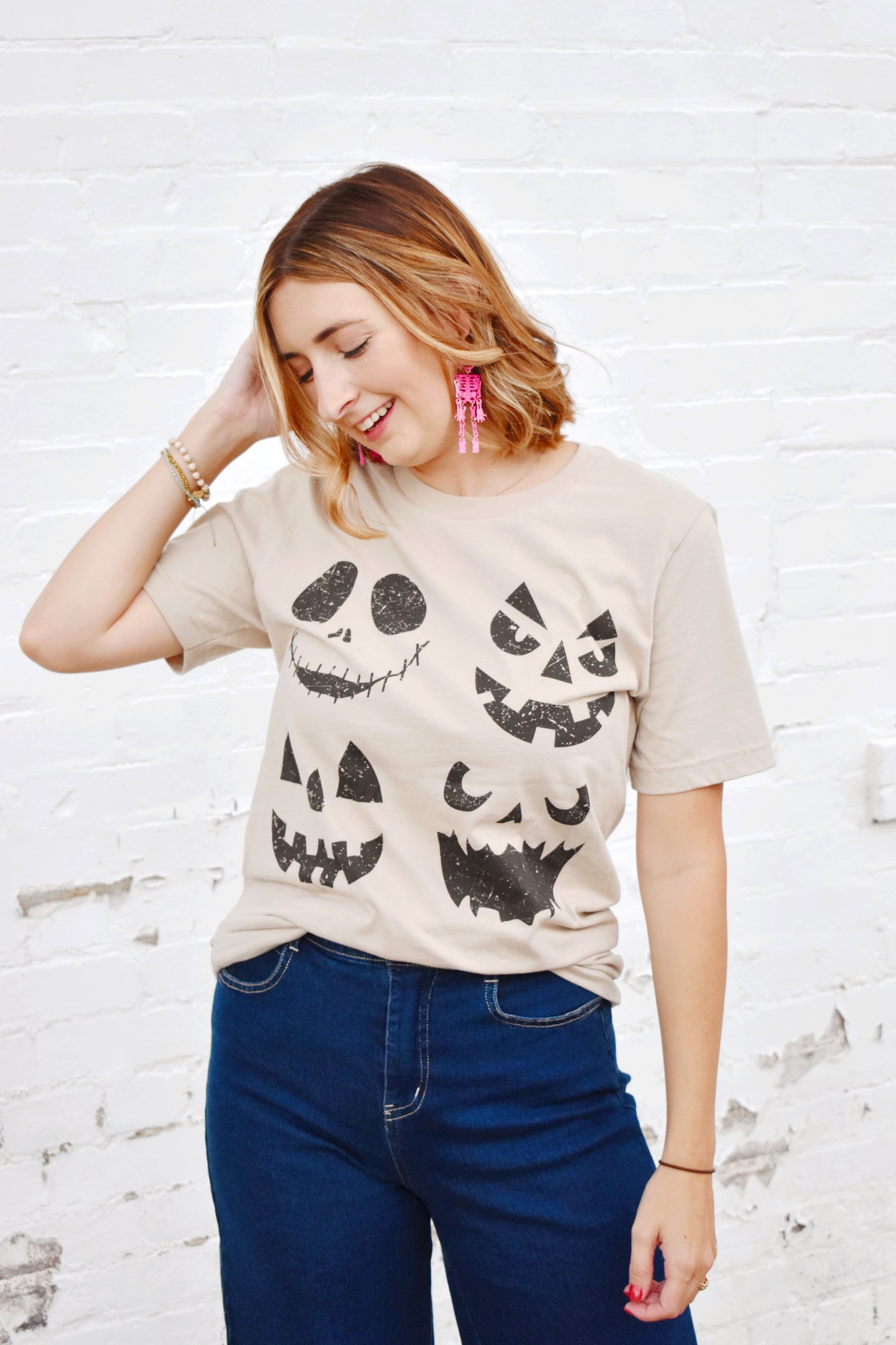 Load image into Gallery viewer, Spooky Faces Tee
