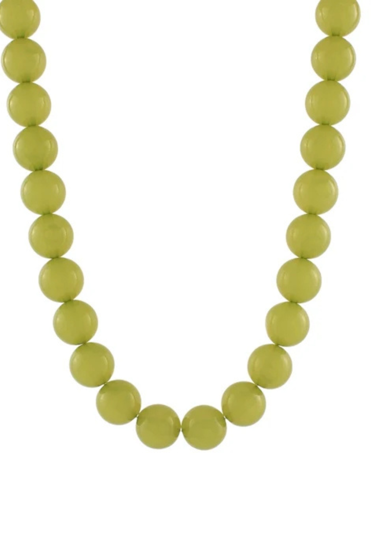 Trendy Colored Ball Bead Necklace