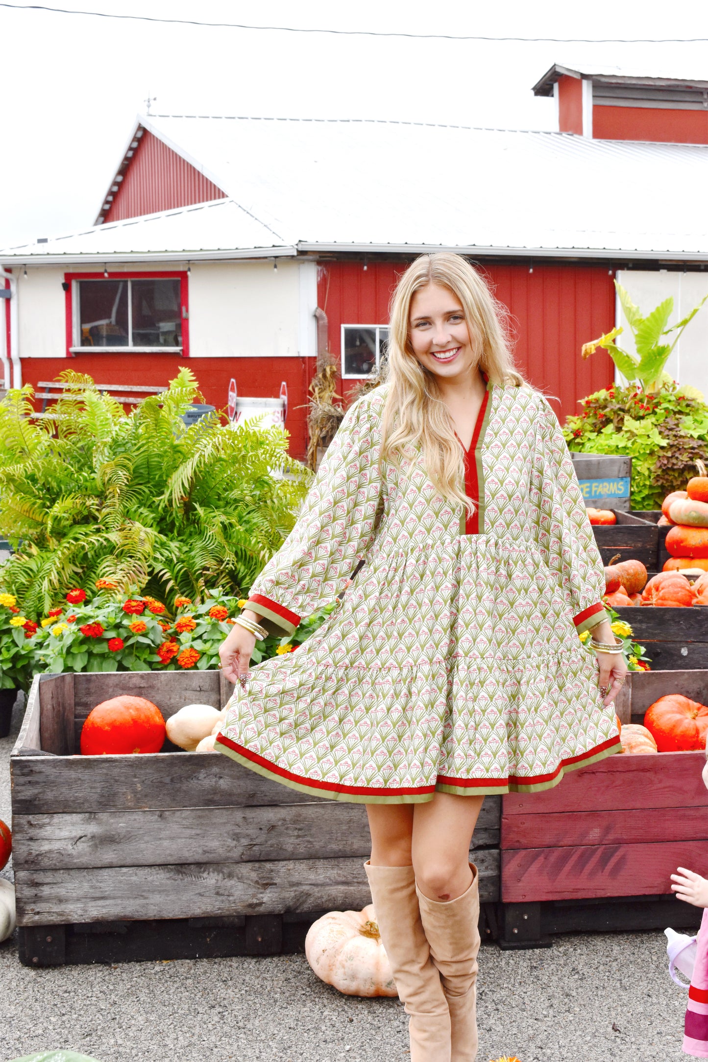 Finally Fall Contrast Trim Mini Dress