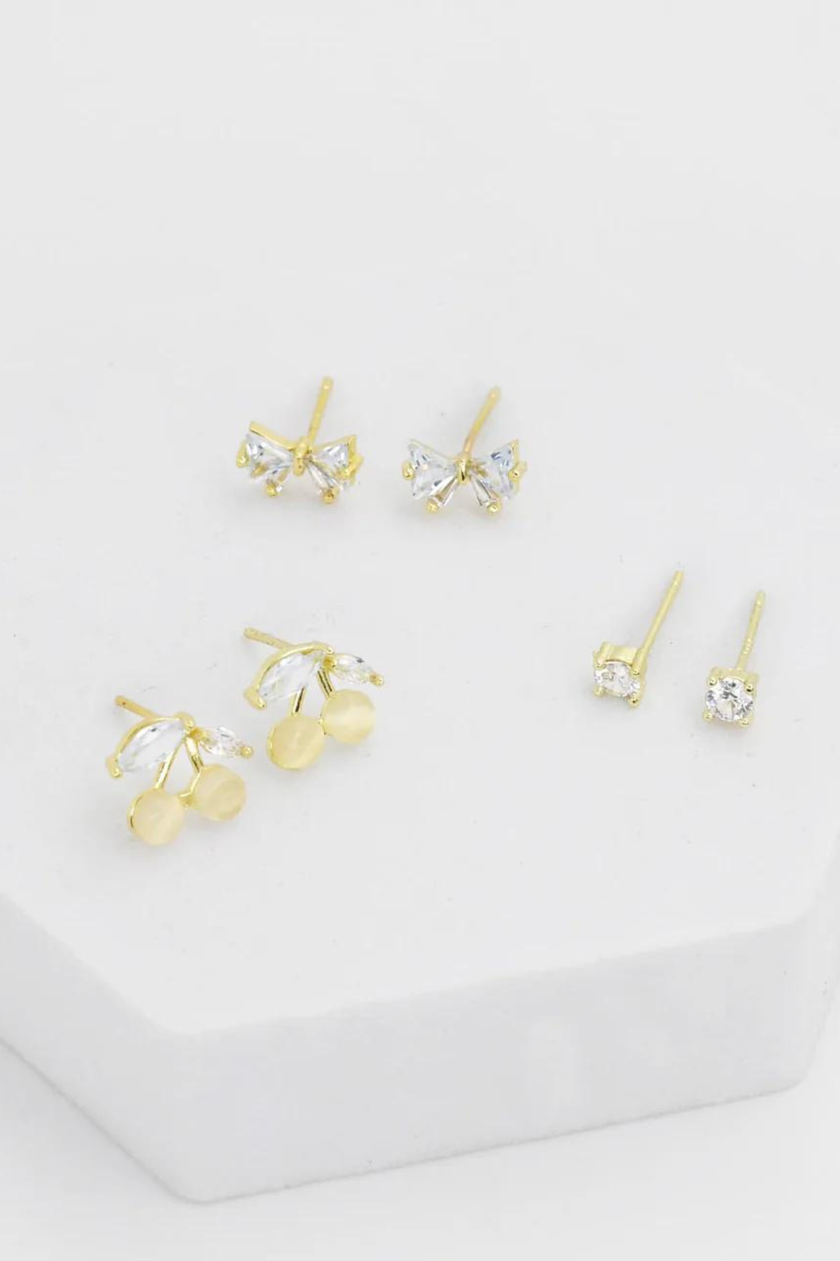 Treasure Jewels Cherry Stud Set