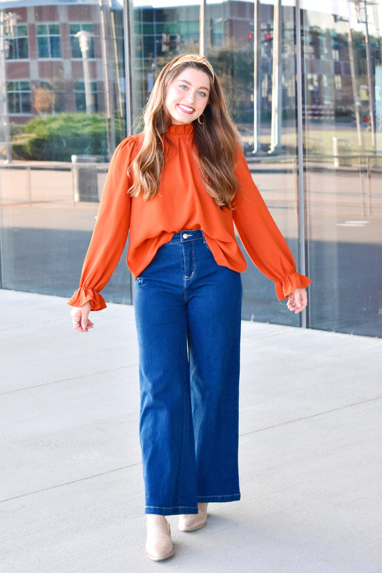 Pumpkin Spice Blouse