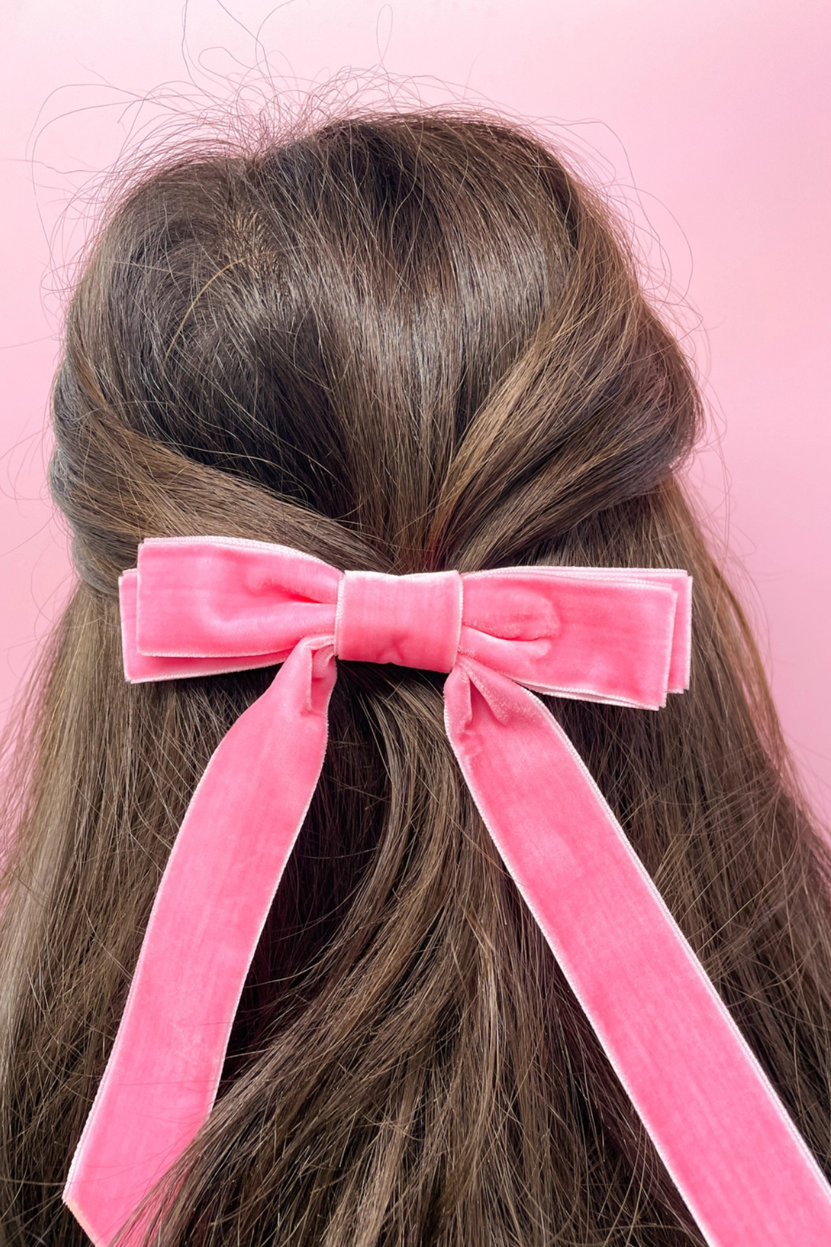 Pink Velvet Bow