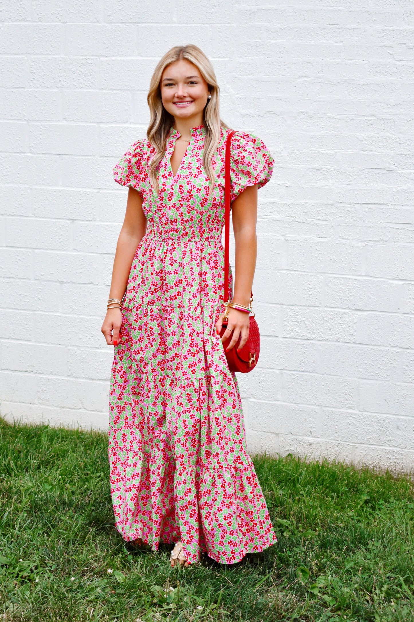 pink and green midi dress A-Line Mint Green Floral Midi Cottagecore Corset Dress Mint Green / Medium
