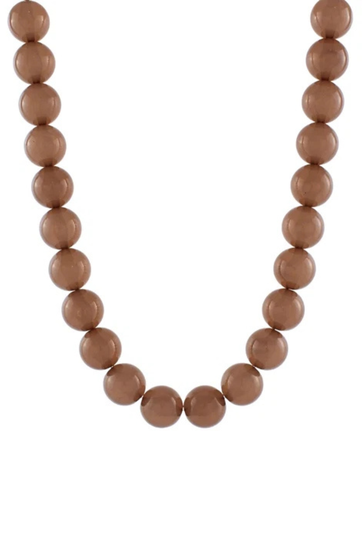 Trendy Colored Ball Bead Necklace