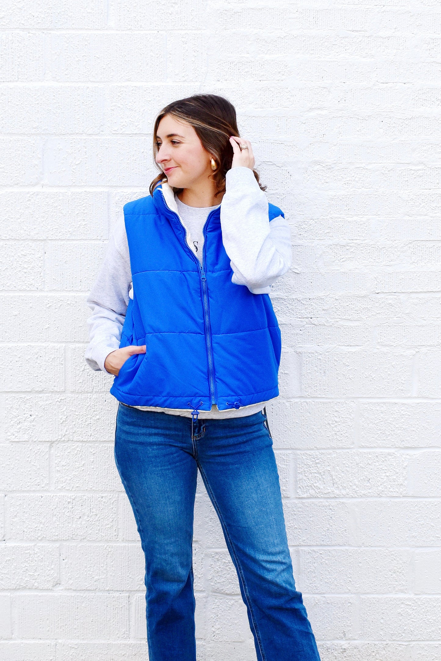 Royal Blue Puffer Vest