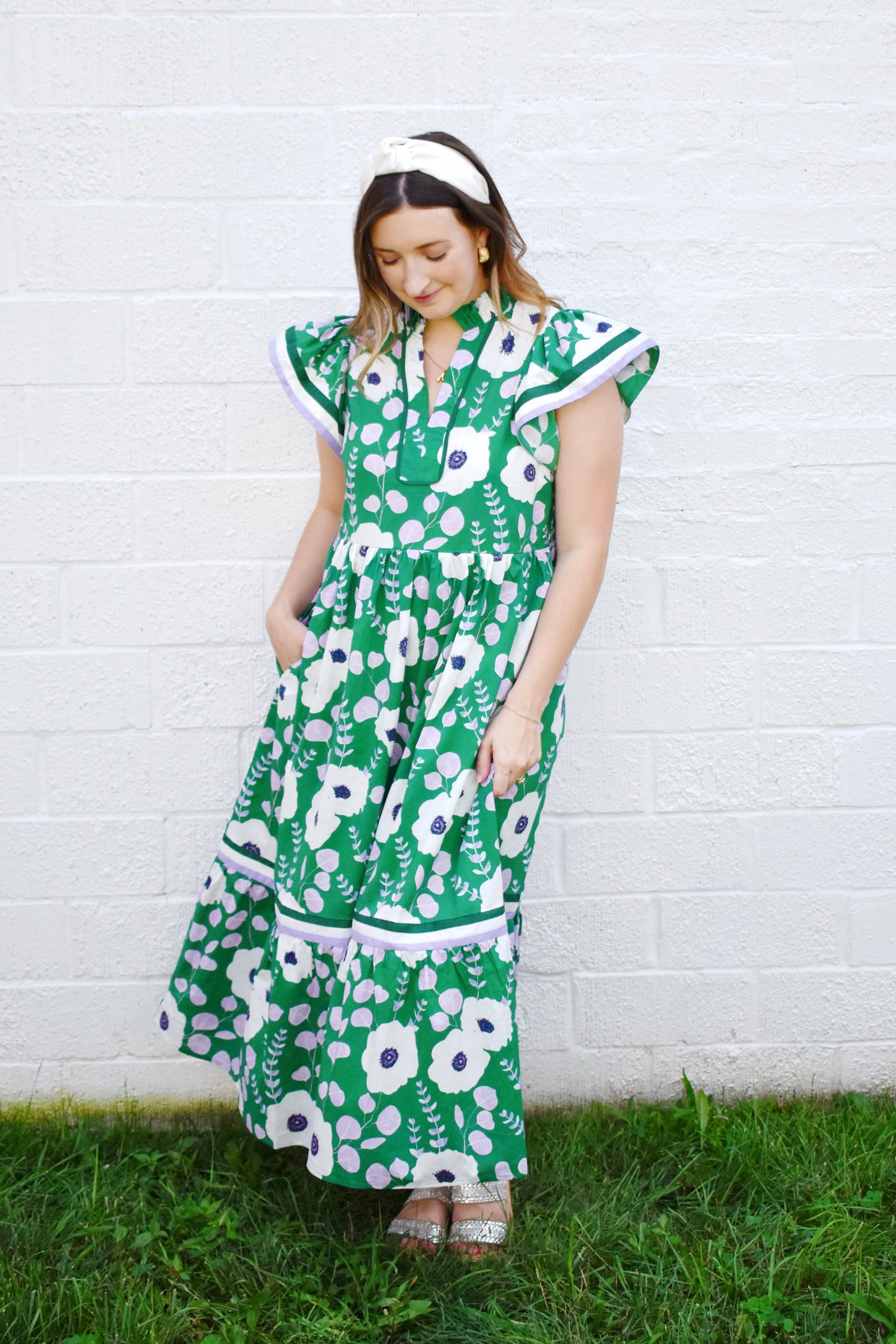 lavender and green dress Sage quinceaera dress