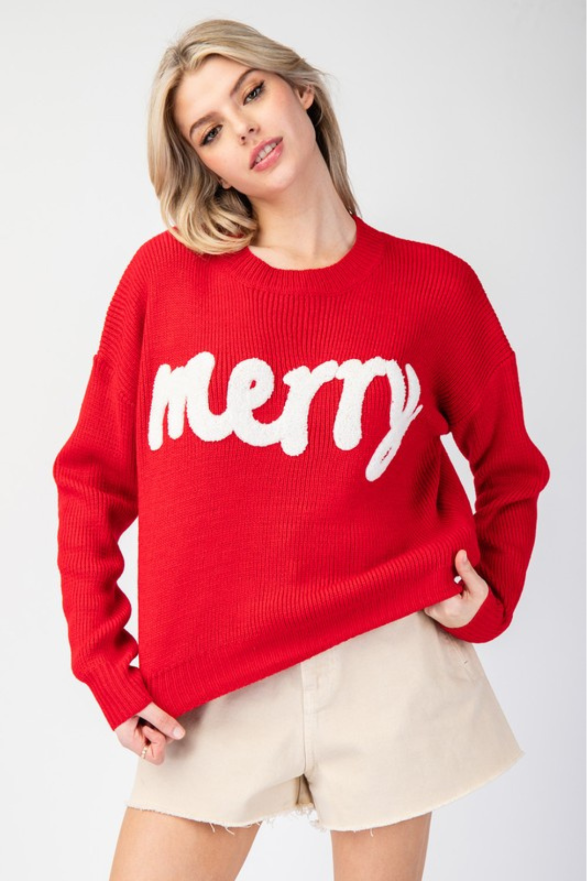 Plus Merry Red Sweater