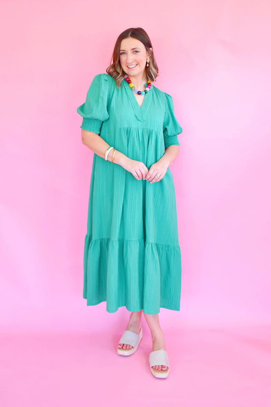 women's kelly green dress Lace Trim Midi – Confetti Boutique This dress features a Size:30 Short ATEssentials Valentine's Day Outfit Ideas