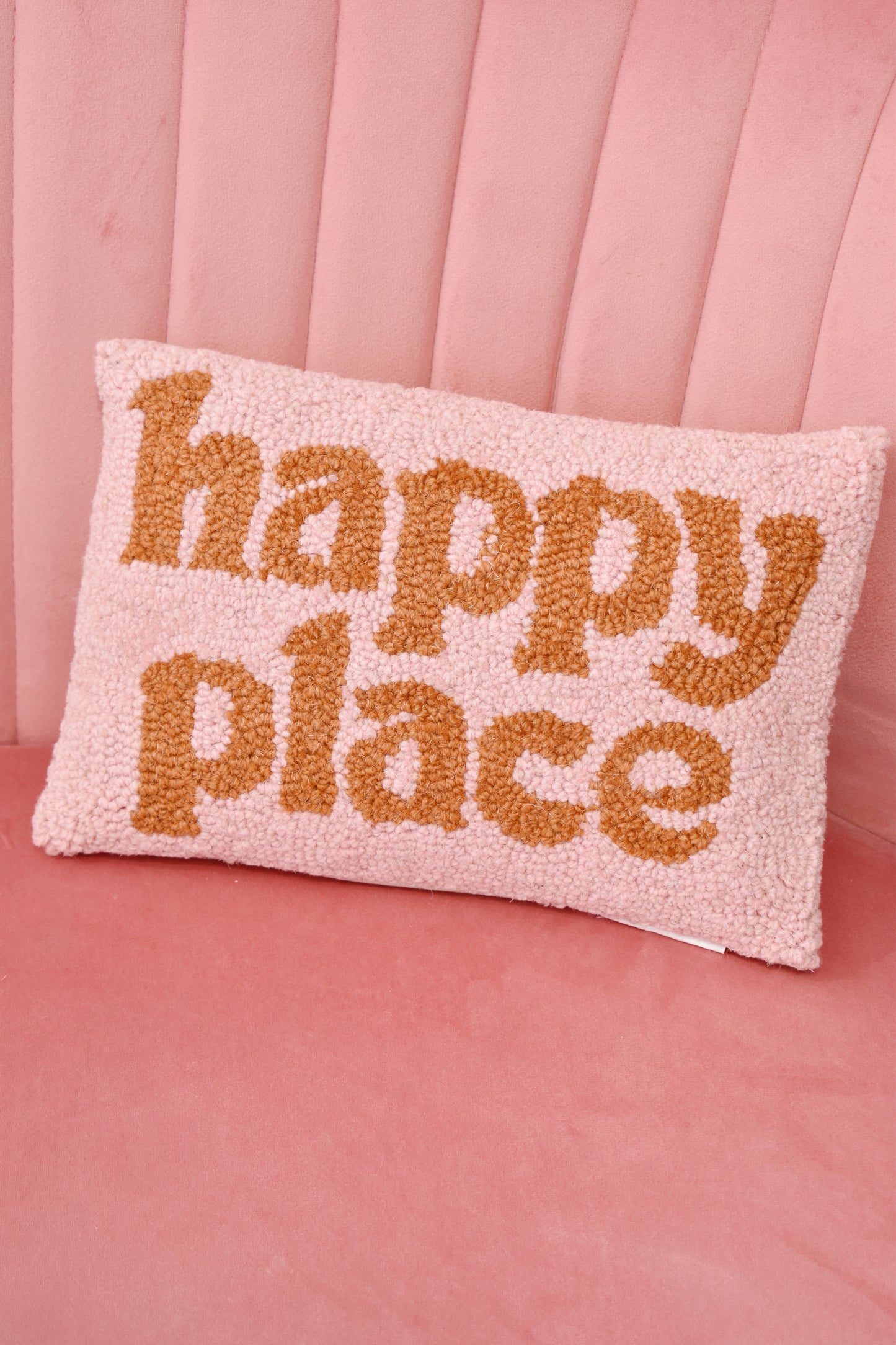 Happy Place Hook Pillow