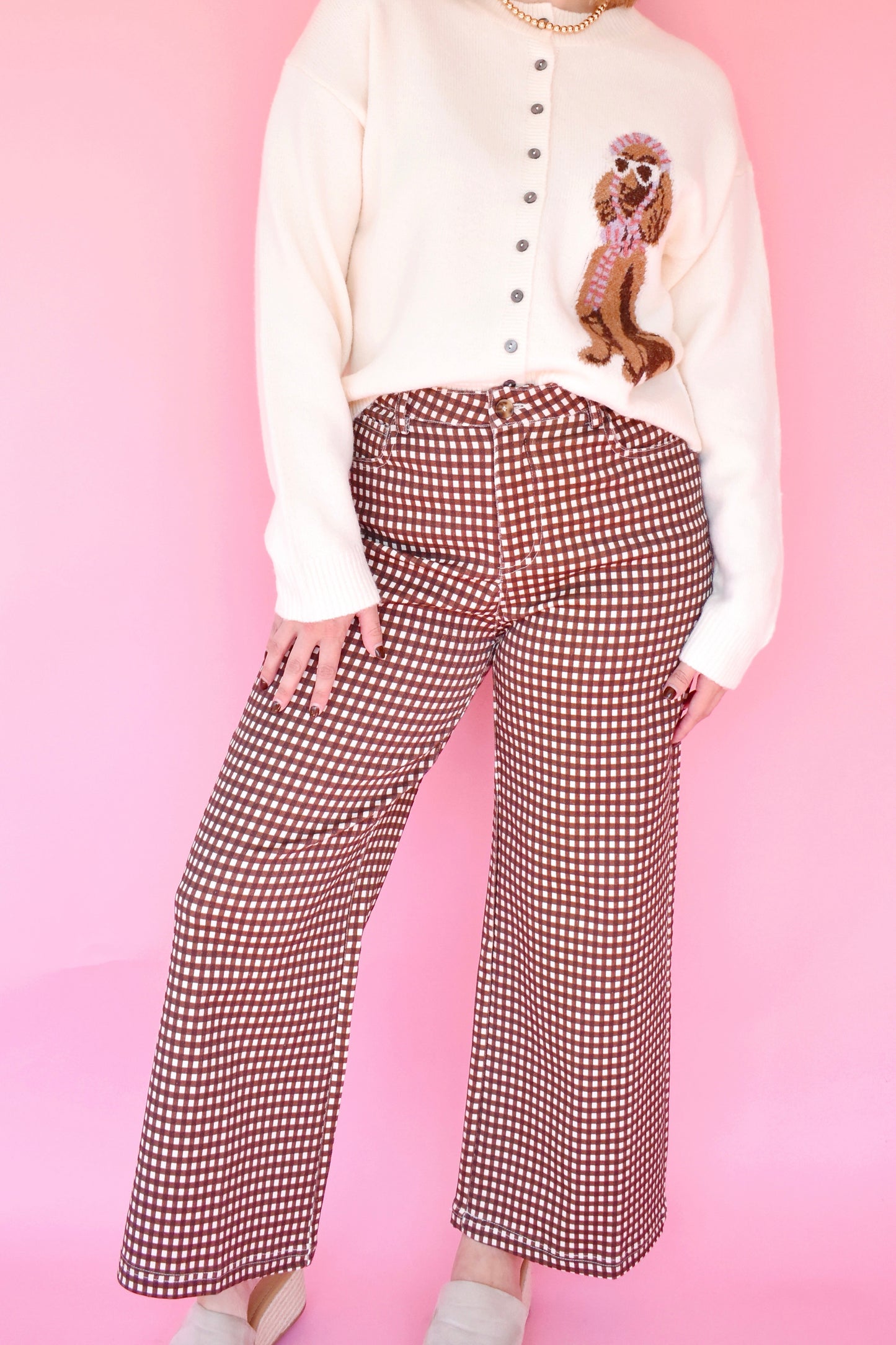 Chic Poodle Ivory Cardigan
