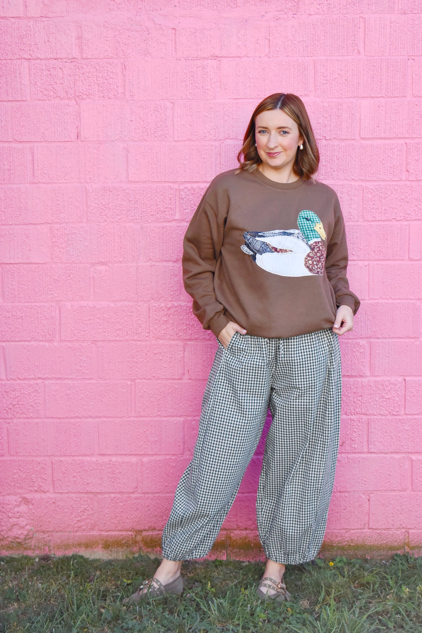 Mallard Patchwork Crewneck Sweatshirt