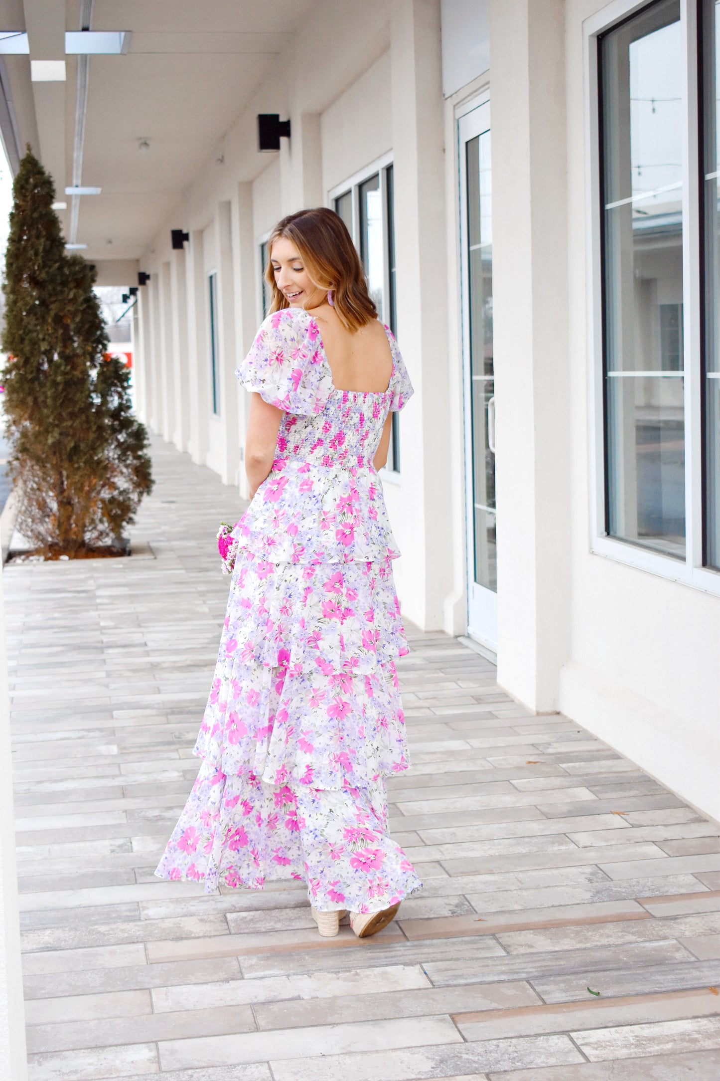 In Full Bloom Pink Floral Tiered Maxi Dress – Confetti Boutique In Full Bloom Pink Floral Tiered Maxi Dress – Confetti Boutique