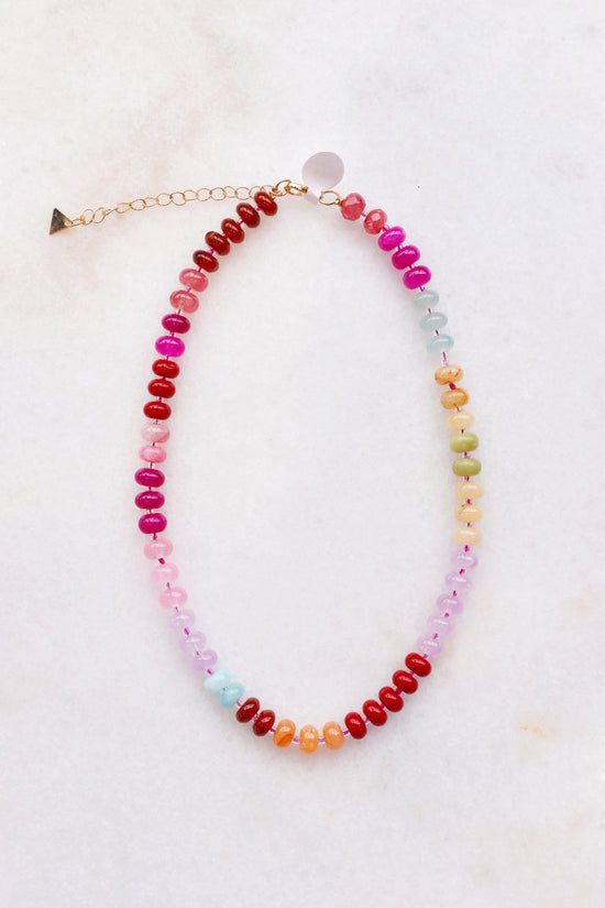 Confetti Beaded Necklaces - Pinky