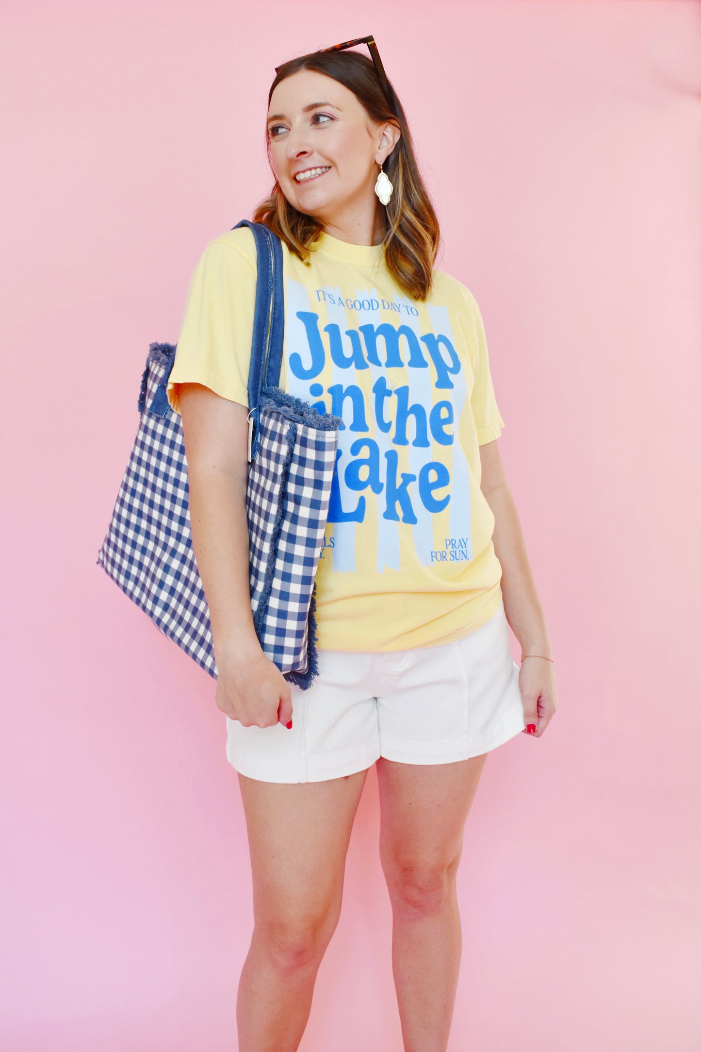 Jump In The Lake Yellow T-Shirt