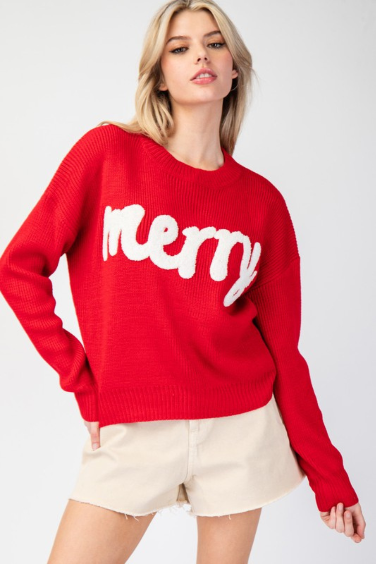 Plus Merry Red Sweater