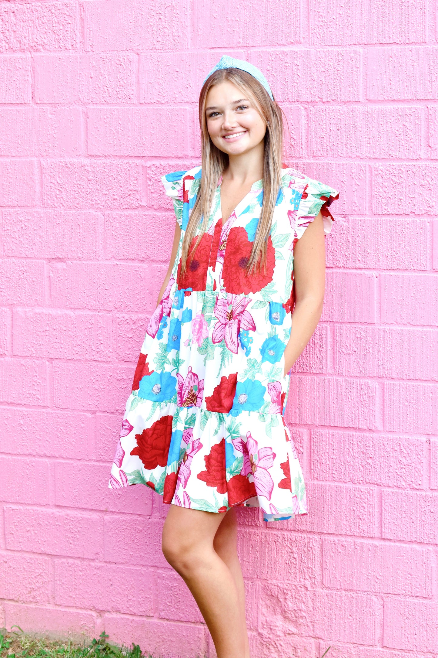 Ella Colorful Floral Dress