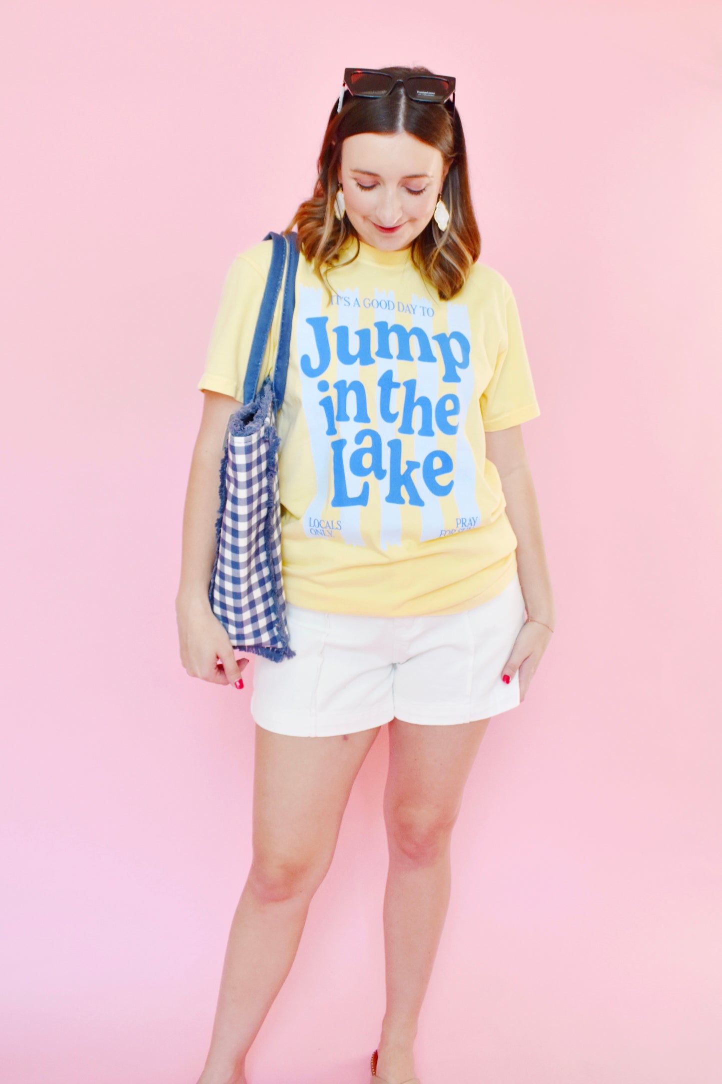 Jump In The Lake Yellow T-Shirt