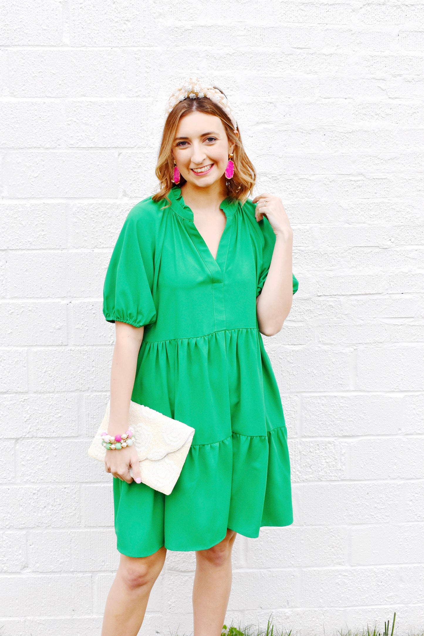 Kelly Green Raglan Sleeve Dress Confetti Boutique Kelly Green Raglan Sleeve Dress Confetti Boutique
