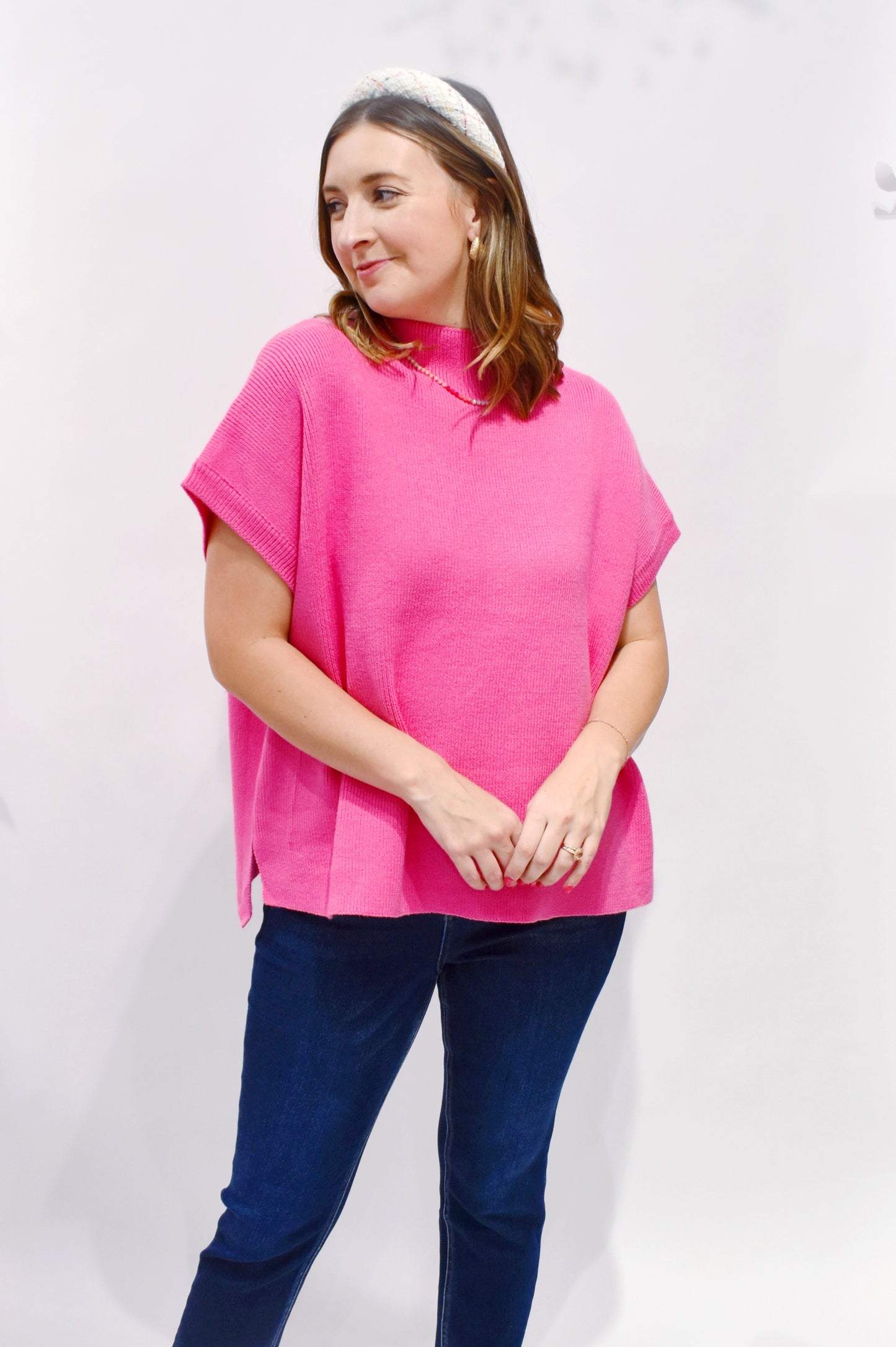 Bubblegum Short Sleeve Sweater