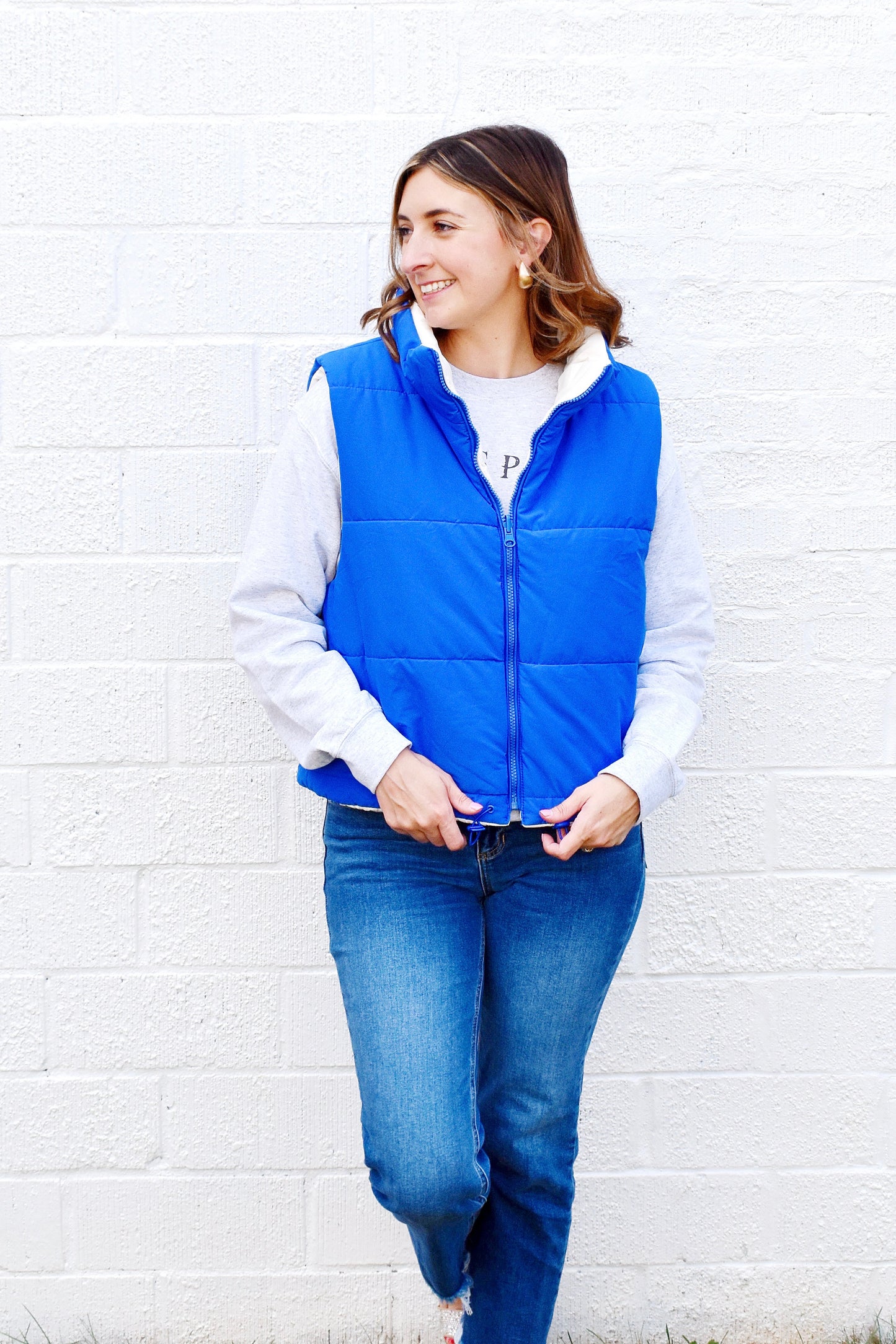 Royal Blue Puffer Vest