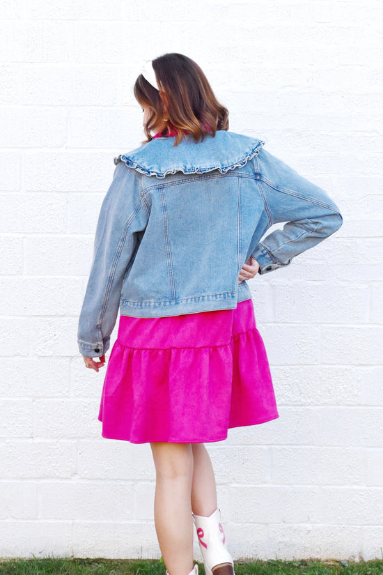 Collared Denim Jacket