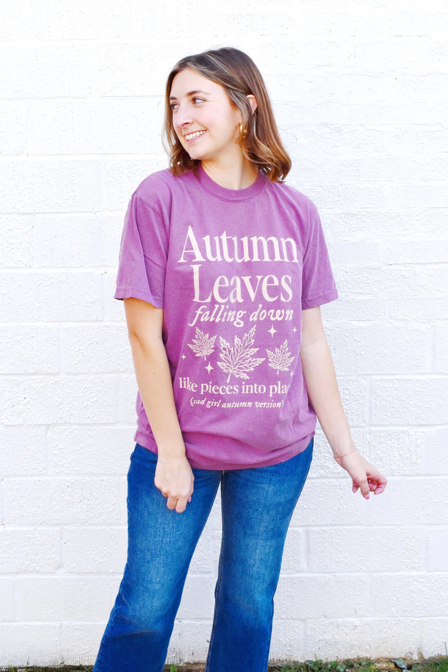 Autumn Leaves Falling Tee