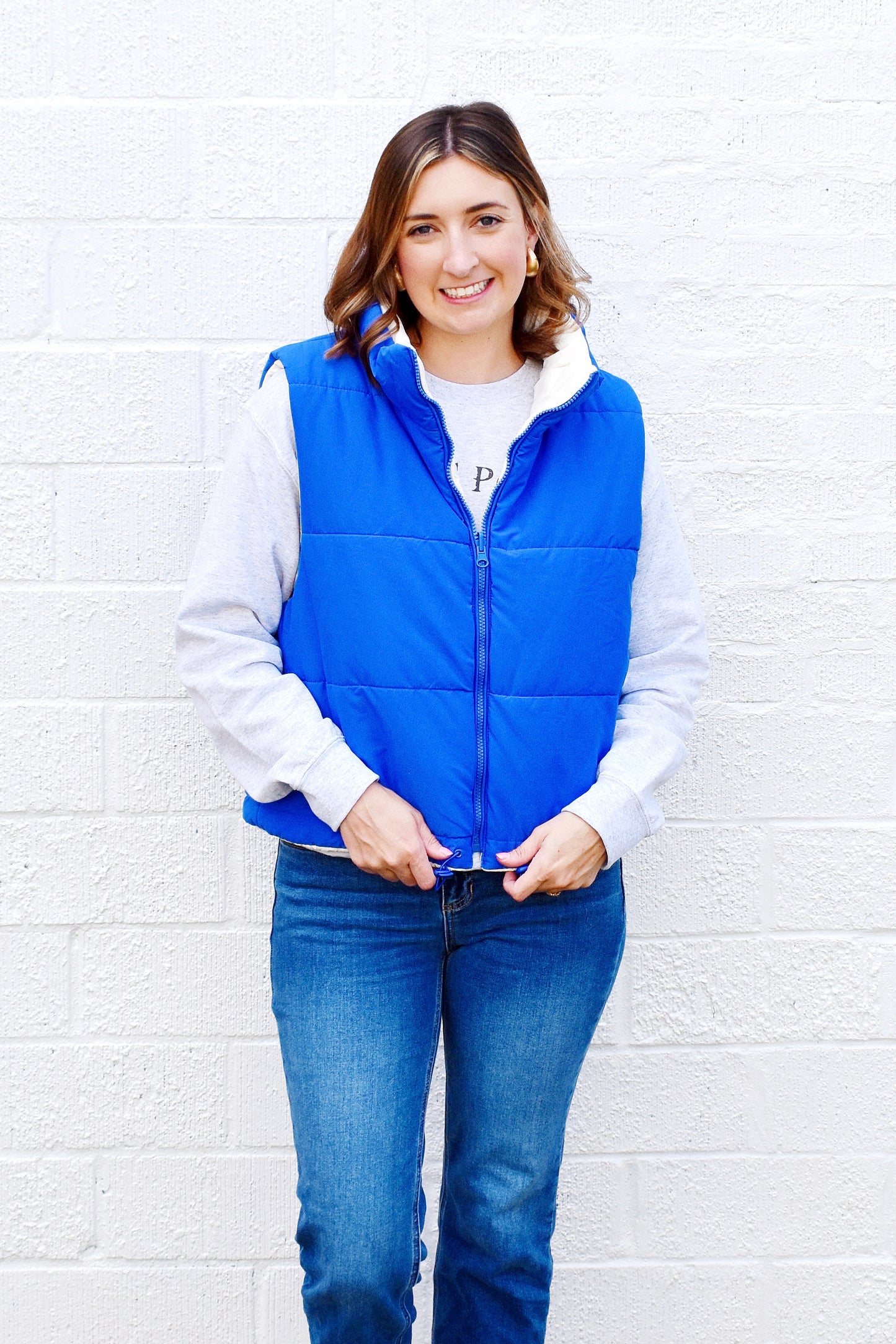 Royal Blue Puffer Vest