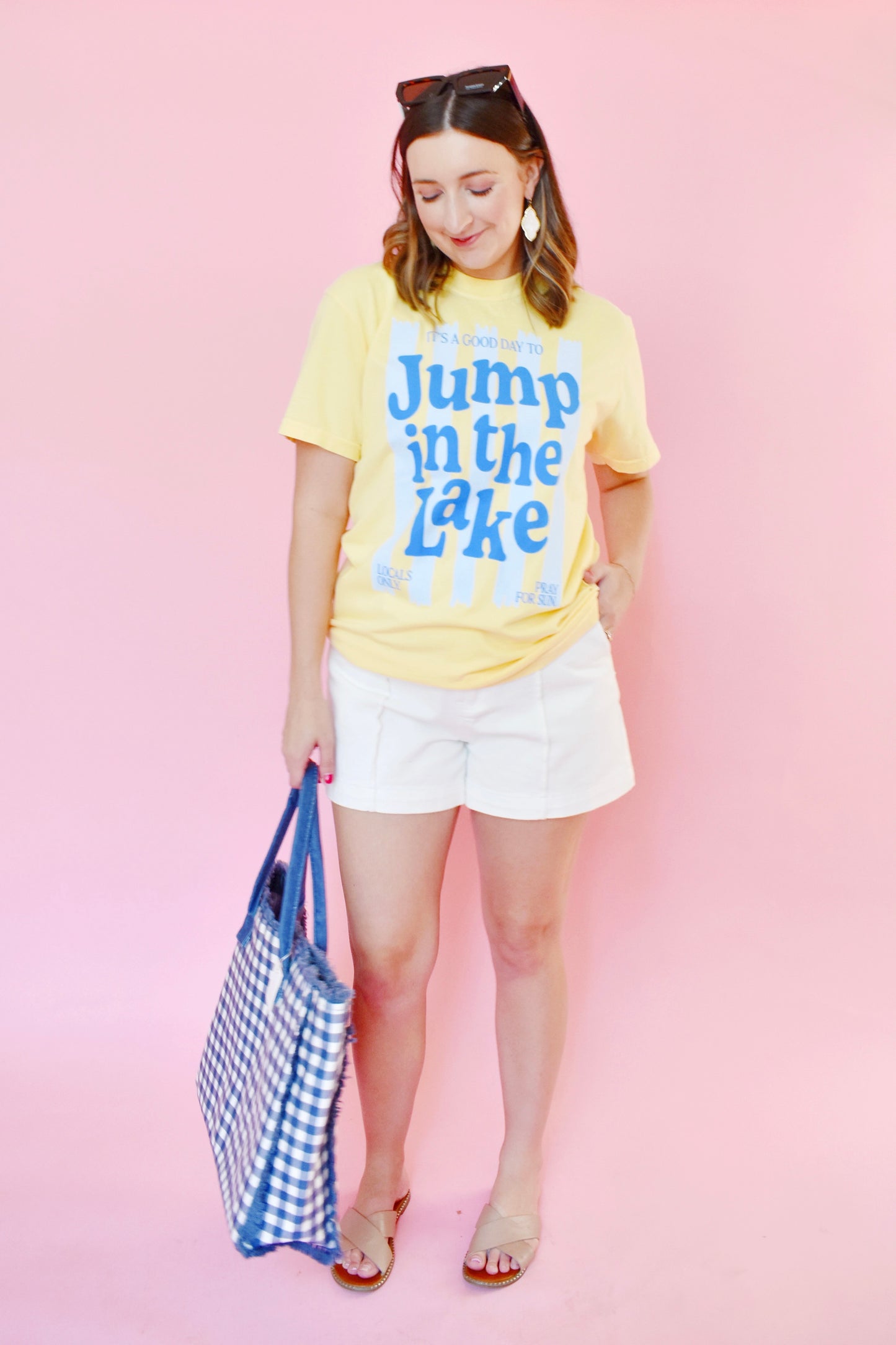 Jump In The Lake Yellow T-Shirt