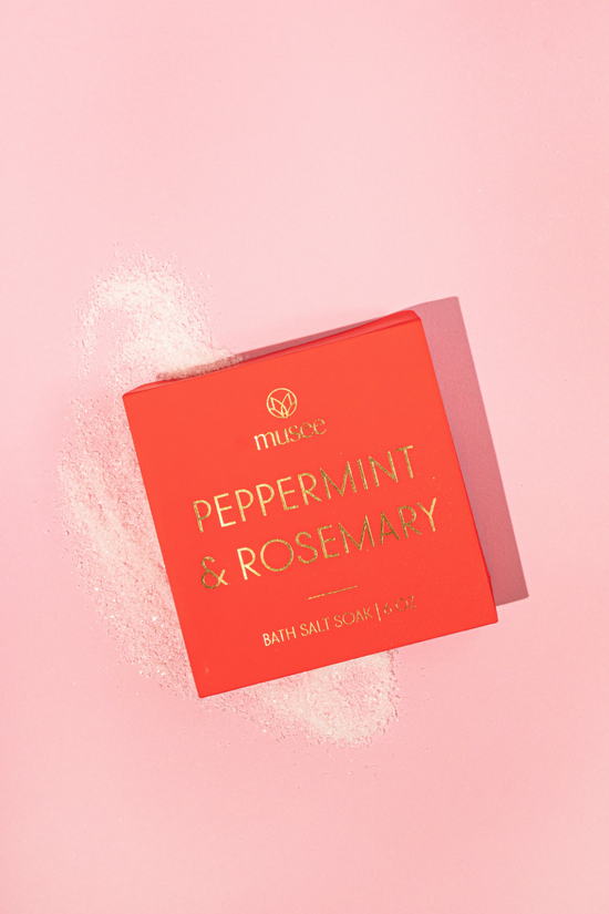 Musee Peppermint & Rosemary Mini Salt Soak