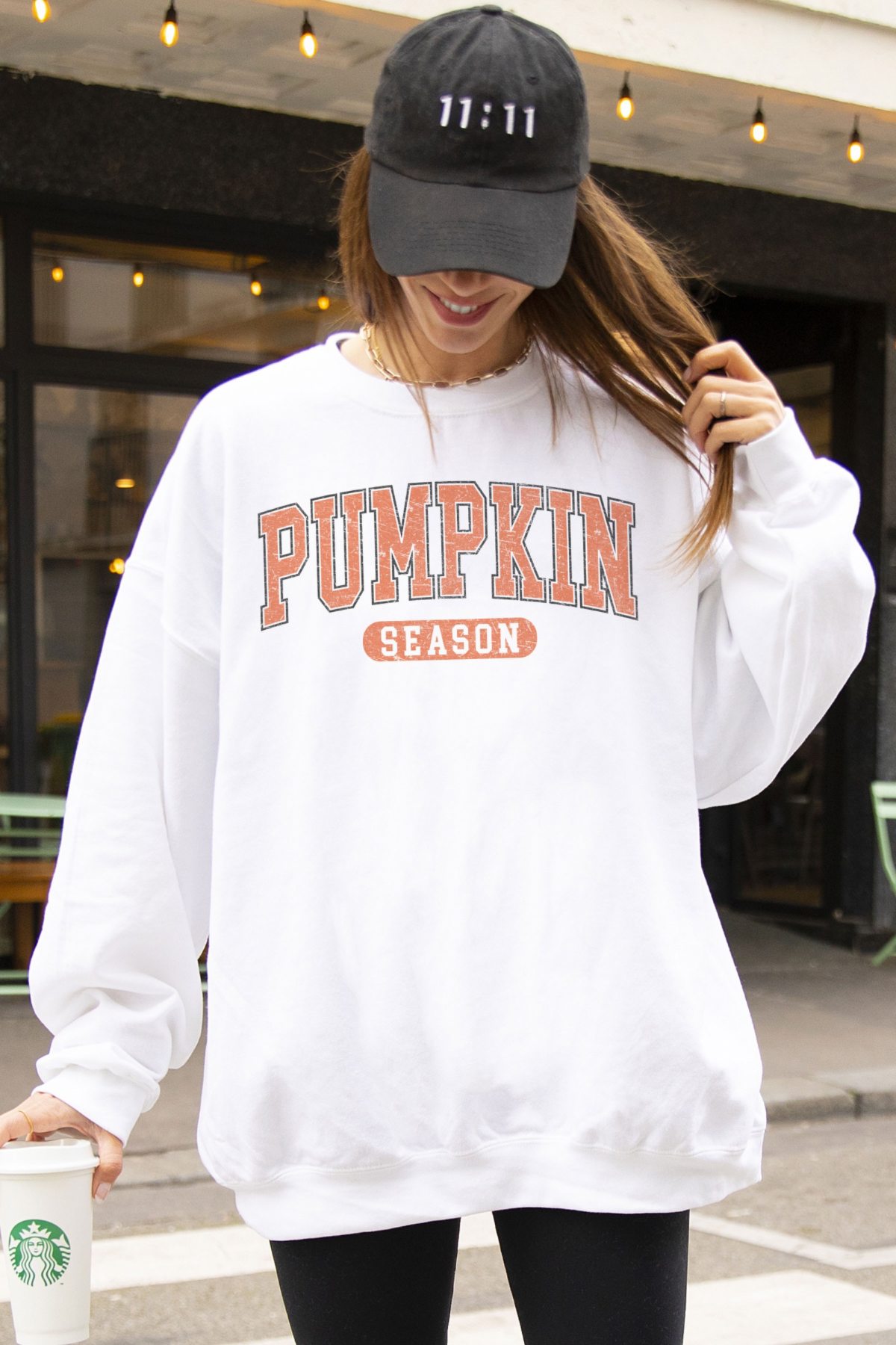 Load image into Gallery viewer, Pumpkin Season Oversized Sweatshirt
