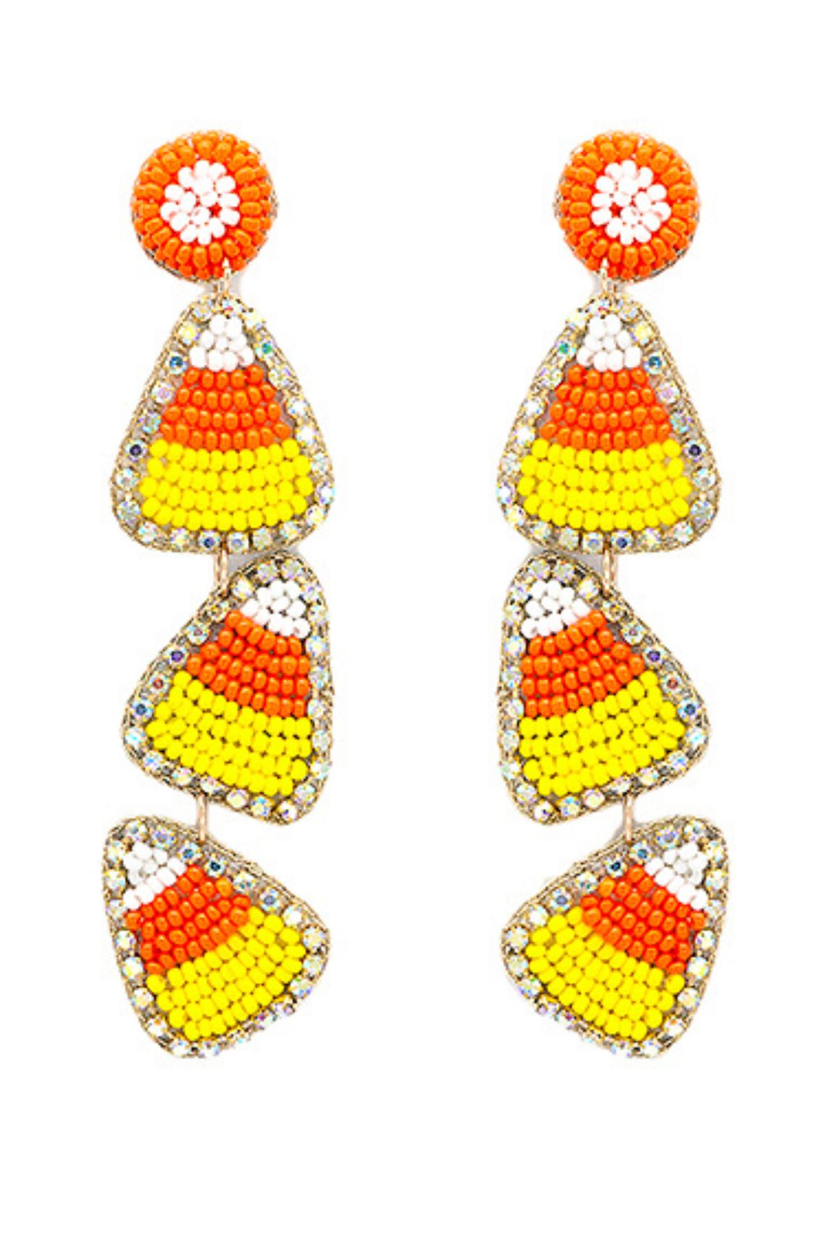 Load image into Gallery viewer, Candy Corn Earrings
