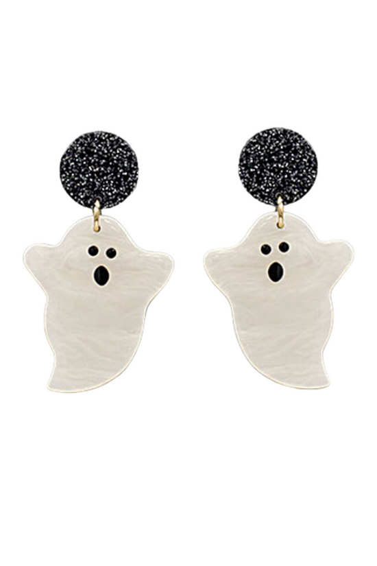 Load image into Gallery viewer, Acrylic Ghost Earrings
