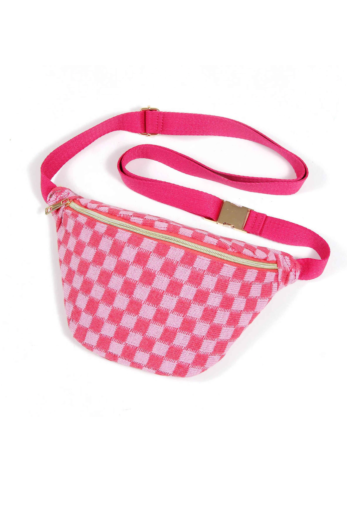 Checkered Belt Bag Confetti Boutique