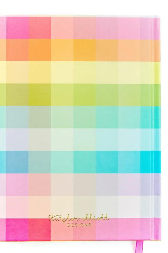 Load image into Gallery viewer, Darling Multicolor Plaid Notebook
