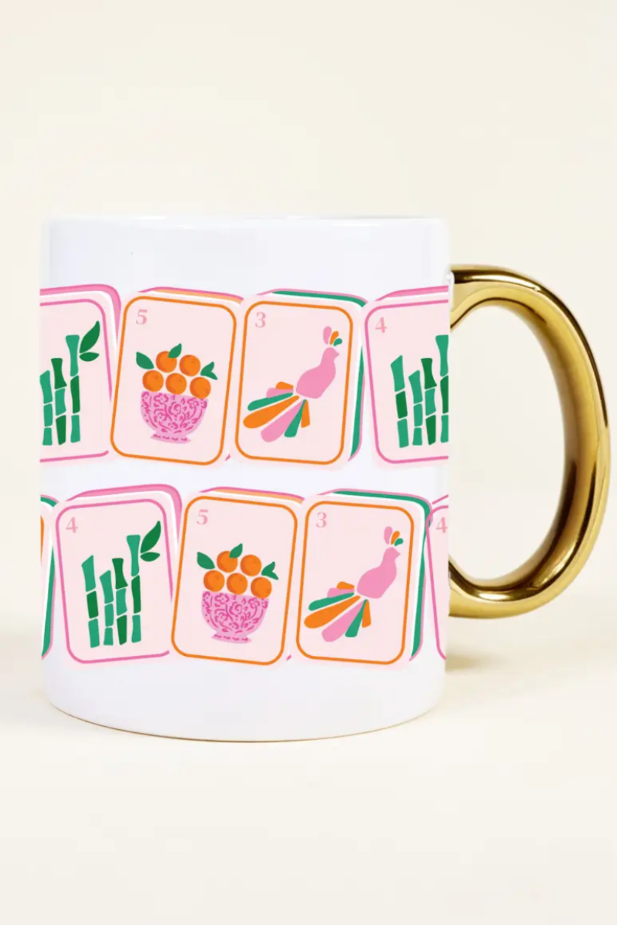 11oz Ceramic Mug - Mahjong Tiles