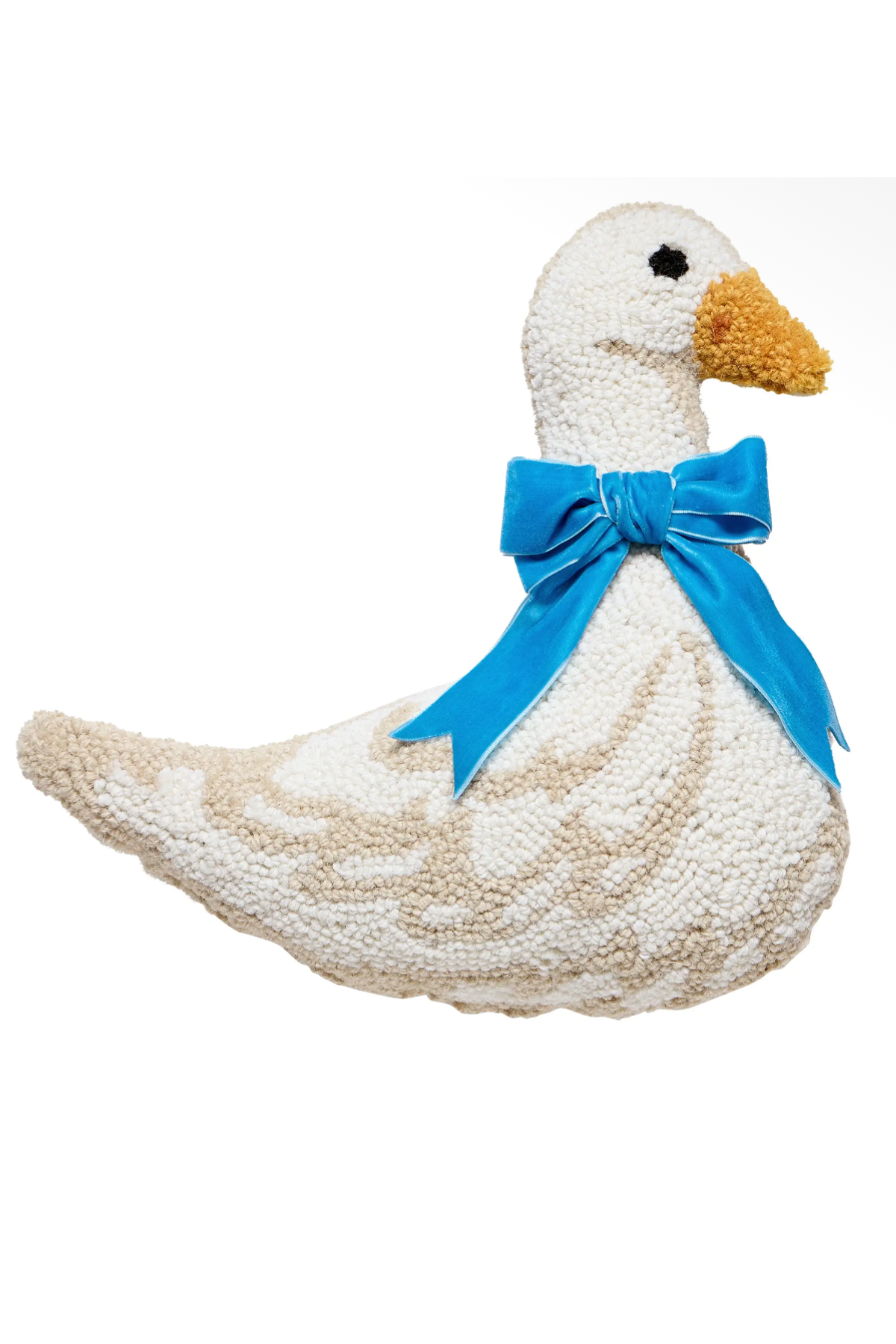 Goose With Bow Hook Pillow