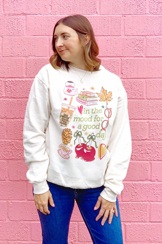 In The Mood For a Good Day Fall Crewneck
