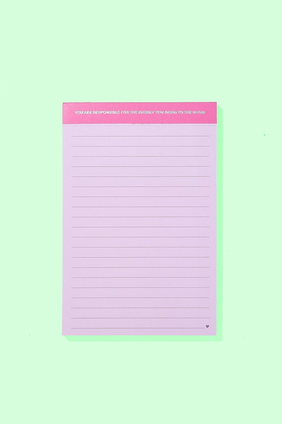 Energy You Bring List Pad