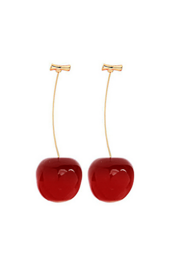 Load image into Gallery viewer, Cherry Dangle Earrings
