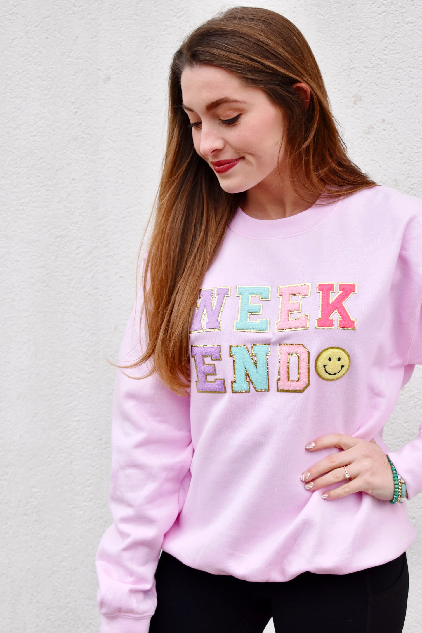 Weekend Patch Crewneck Sweatshirt