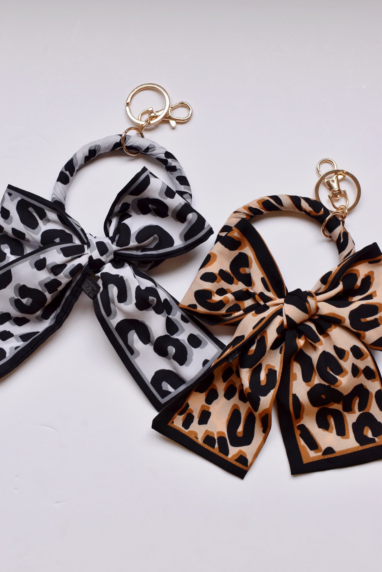 Leopard Bow Key Bracelet