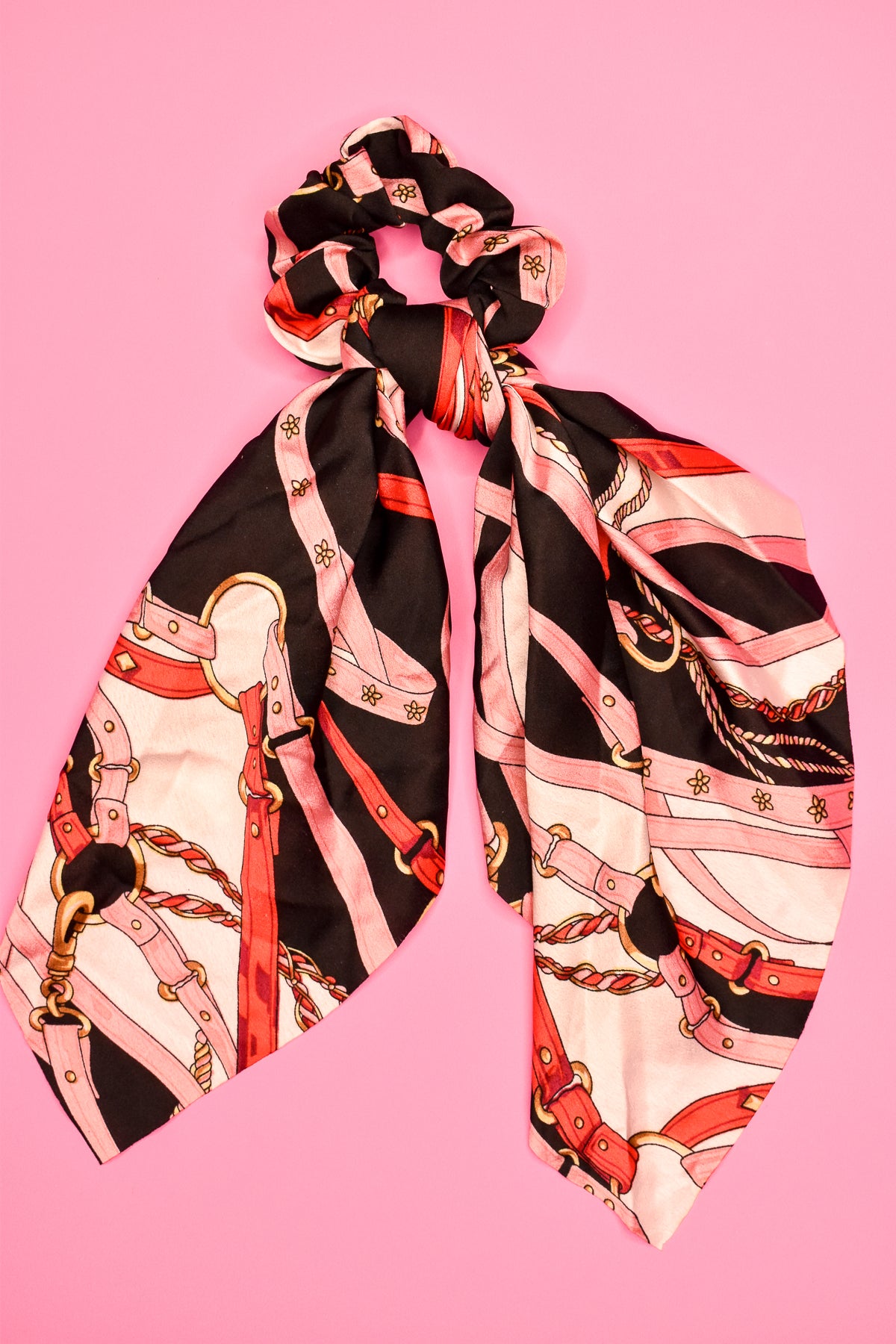 Load image into Gallery viewer, Rope &amp;amp; Belt Print Hair Scarf
