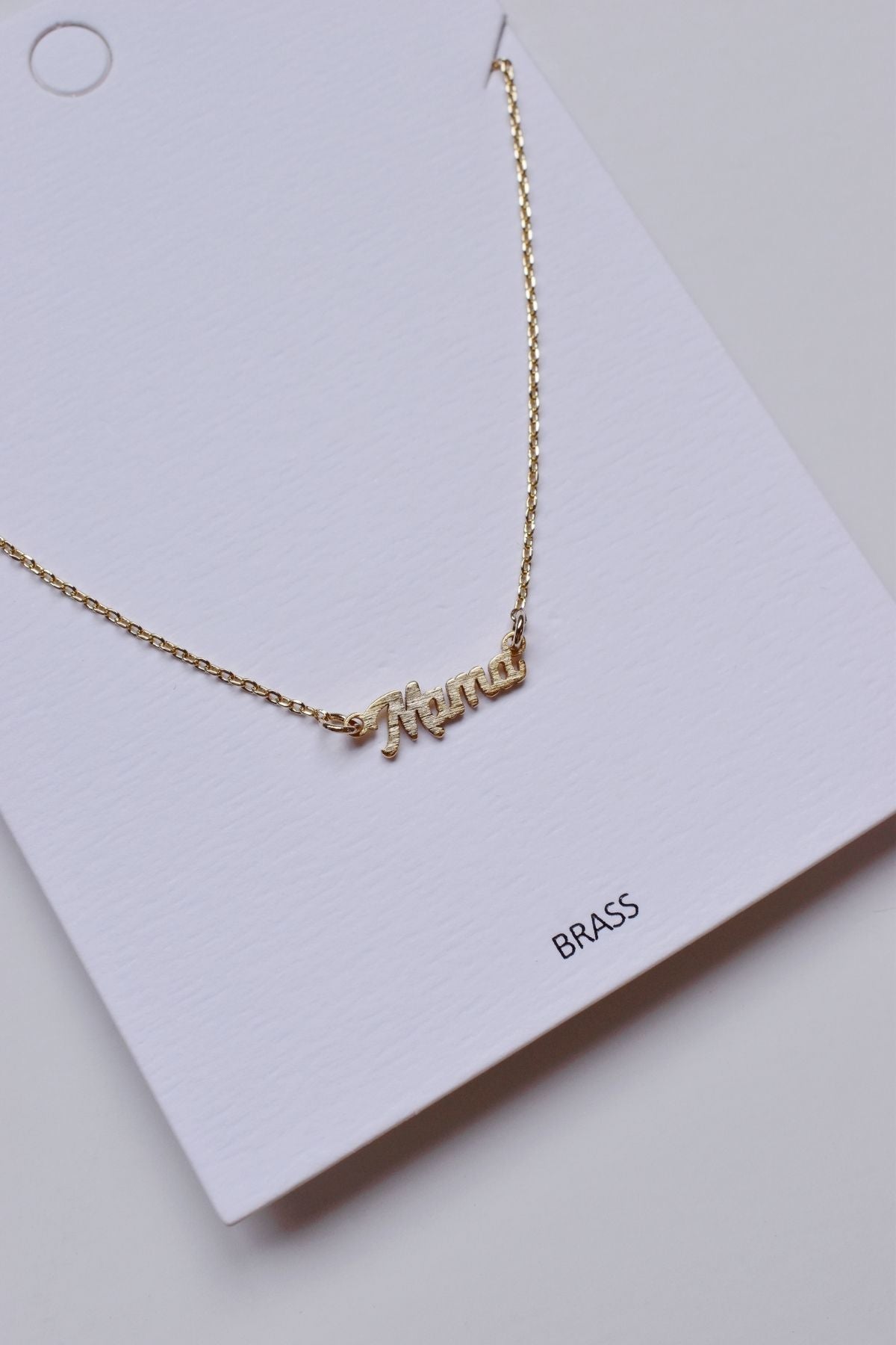 Gold Mama Necklace