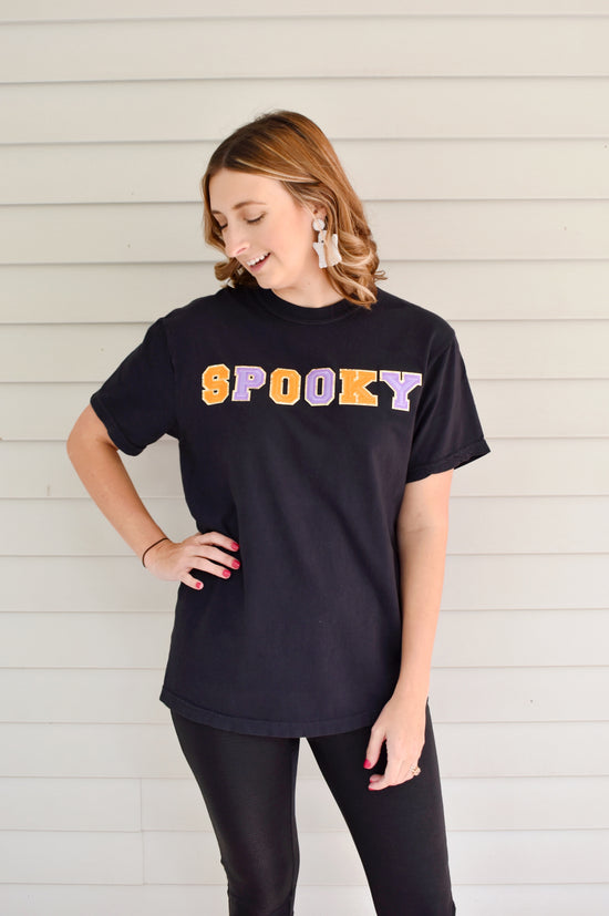 Spooky Patch Black T-Shirt