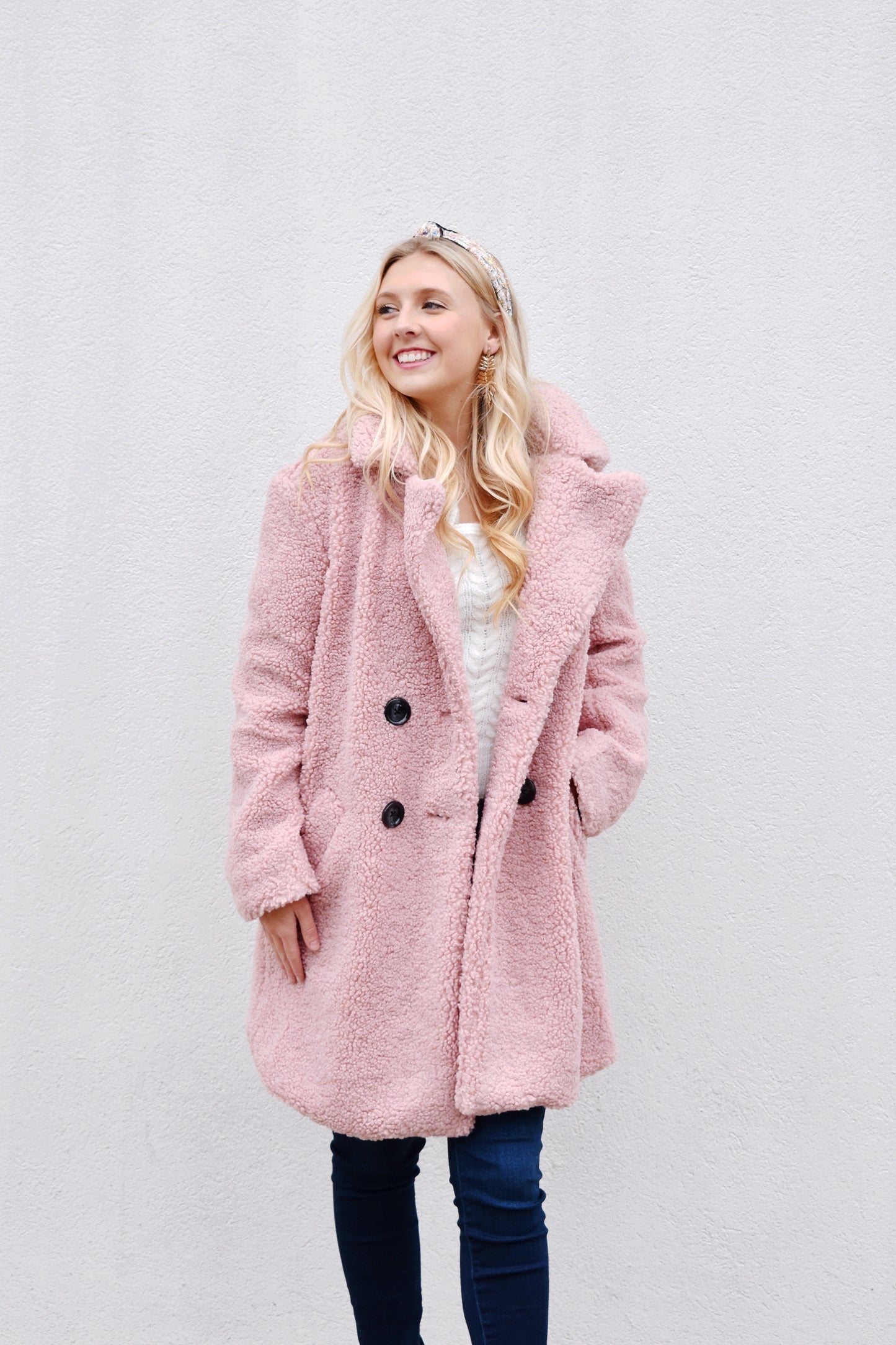 Load image into Gallery viewer, Blush Teddy Coat
