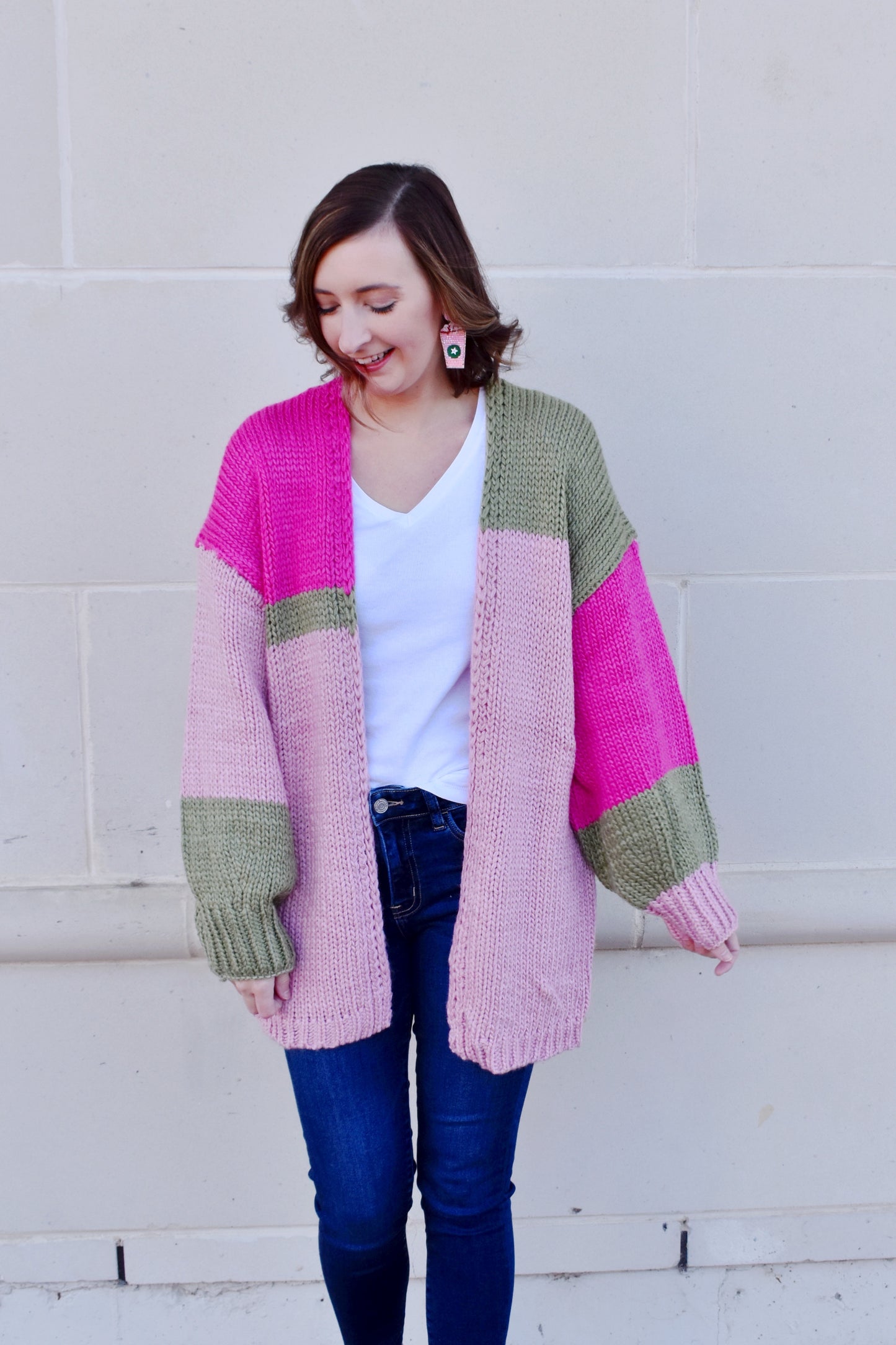 Load image into Gallery viewer, Kathryn Color Block Cardigan
